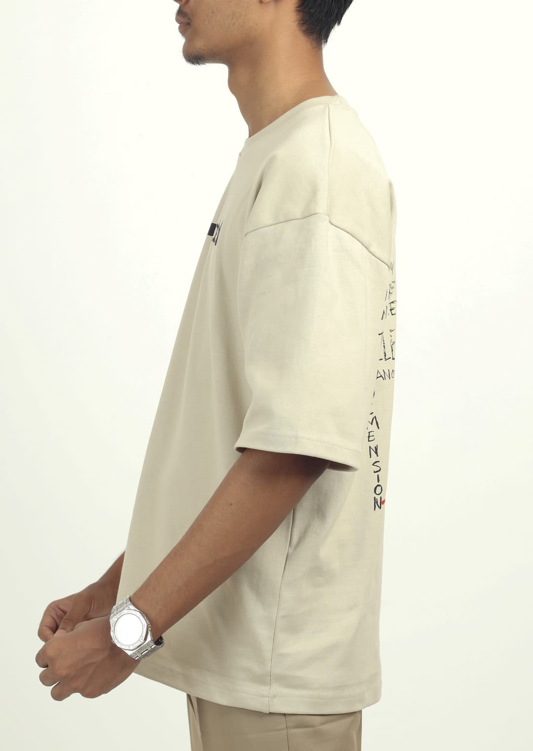 Blonded | Beige Unisex Oversized Tee