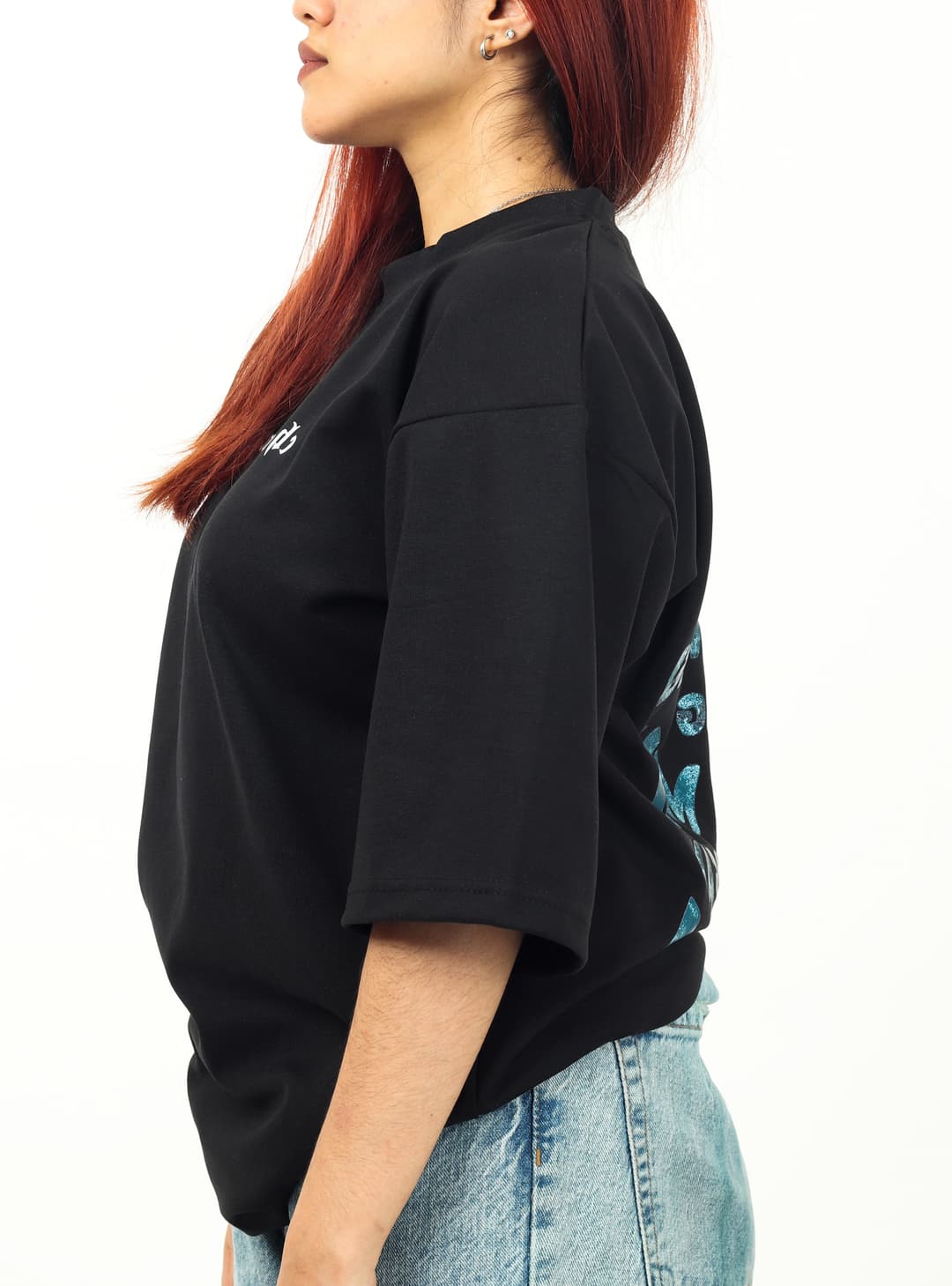 Cold Waters | Black Unisex Oversized Tee